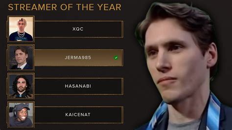 jerma streamer of the year